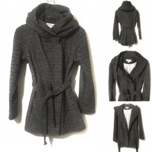 Merona Brand Charcoal Grey Hooded Sweatshirt